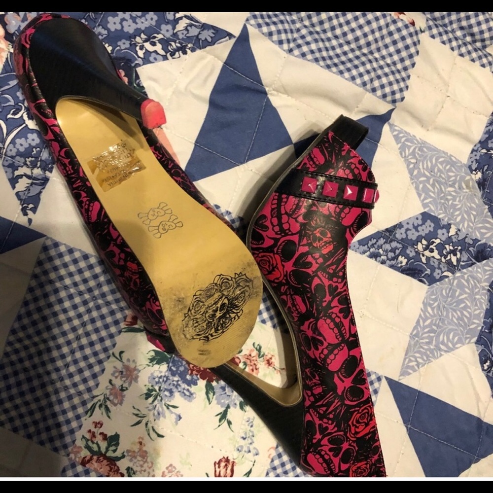 Skull heels